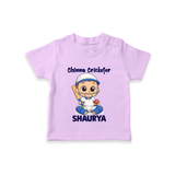 Chinna Cricketer TSHIRT - LILAC - 0-5 Months Old (Chest 17")
