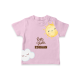 Rise and Shine – Personalised Kids T-Shirt - BABY PINK - 0-5 Months Old (Chest 17")