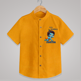 Little Krishna Shirt | Custom Baby Shirt for Your Little Krishna - CHROME YELLOW - 0 - 6 Months Old (Chest 23")