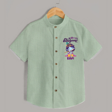 Kutty Krishna Shirt | Personalized Shirt for Krishna Jayanthi - MINT GREEN - 0 - 6 Months Old (Chest 23")