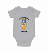 My First Janmashtami Sleeping Krishna Blessings Print Romper