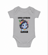Little Krishna Floral Crown Print Romper