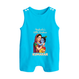 Yashoda’s Little Krishna Blessings Print Button Romper