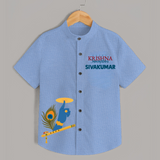 Little Govinda Flute Player Printed Shirt