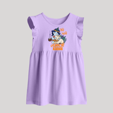 Meri Pehli Janmashtami Baby Frock | Custom Baby Frock for Your Little One's First Krishna Festival - LILAC - 0 - 3 Months Old (Chest 17")