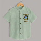 En Muthal Gokulashtami Shirt | Personalized Baby Outfit for Gokulashtami - MINT GREEN - 0 - 6 Months Old (Chest 23")