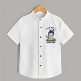 Celebrate En Muthal Gokulashtami | Custom Baby Shirt for Your Little One's First Gokulashtami - WHITE - 0 - 6 Months Old (Chest 23")