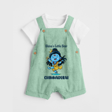 Shiva’s Little Star Kids Dungaree – Festive Special Edition - MINT GREEN - 0 - 5 Months Old (Chest 18")