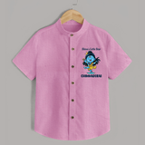 Shiva’s Little Star Kids Shirt – Festive Special Edition - BABY PINK - 0 - 6 Months Old (Chest 23")