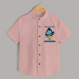 Shiva’s Little Star Kids Shirt – Festive Special Edition - PEACH - 0 - 6 Months Old (Chest 23")