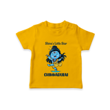 Shiva’s Little Star Kids T-Shirt – Festive Special Edition - CHROME YELLOW - 0-5 Months Old (Chest 17")
