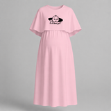 Is It Time Yet? Cute Pregnancy Feeding Maxi Dress