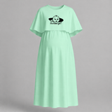 Is It Time Yet? Cute Pregnancy Feeding Maxi Dress