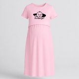 Is It Time Yet? Cute Pregnancy Feeding Maxi Dress