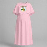Mamacado Cute Printed Pregnancy Maxi Dress