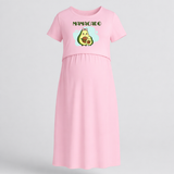 Mamacado Cute Printed Pregnancy Maxi Dress