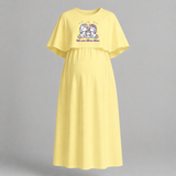 We Are Three Now Penguin Family Maternity Dress