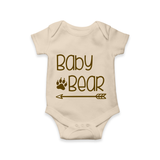 Baby Bear Adventure Theme Romper - IVORY - New Born (Chest 14")