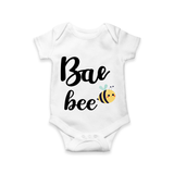 Bae Bee Cute Cartoon Romper - WHITE - New Born (Chest 14")