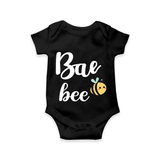 Bae Bee Cute Cartoon Romper - BLACK - New Born (Chest 14")