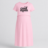 Cool Mom Printed Feeding-Friendly Maxi Dress