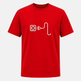 Power Plug Dad T-Shirt