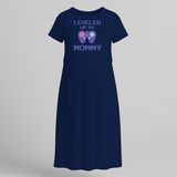 "Leveled Up To Mommy "- Comfort Fit Maternity Maxi Dress With Prints