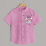 Today I Turned 100 Shirt | Custom Baby Shirt for 100 Days Celebration - BABY PINK - 0 - 6 Months Old (Chest 23")