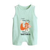I Can’t Keep Calm I Am 200 Days Old Romper Suit | Personalized Baby Romper Suit for 200 Days - MINT GREEN - 0 - 5 Months Old (Chest 18")