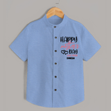 Happy Mother's Day - Celebration With Our Customized Shirt With Name - SKY BLUE - 0 - 6 Months Old (Chest 23")