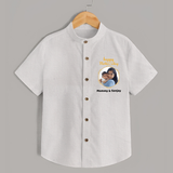Happy Mother's Day - A New Beginning With Our Customized Shirt With Name - WHITE - 0 - 6 Months Old (Chest 23")