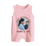 Happy Mother's Day - Mom's Little Joy With Our Customized Romper Suit With Name - BABY PINK - 0 - 5 Months Old (Chest 18")