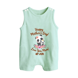 Happy Mother's Day - A Bond Like No Other With Our Customized Romper Suit With Name - MINT GREEN - 0 - 5 Months Old (Chest 18")