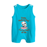 Happy Mother's Day - A Bond Like No Other With Our Customized Romper Suit With Name - ROYAL BLUE - 0 - 5 Months Old (Chest 18")