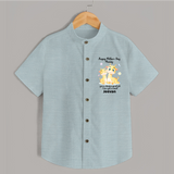 Happy Mother's Day - Full of Love & Warmth With Our Customized Shirt With Name - ARCTIC BLUE - 0 - 6 Months Old (Chest 23")