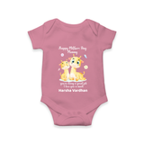 Happy Mother's Day - Full of Love & Warmth With Our Customized Romper With Name - ONION - 0 - 3 Months Old (Chest 16")