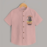 Happy Mother's Day - Celebrating Mom Moments With Our Customized Shirt With Name - PEACH - 0 - 6 Months Old (Chest 23")