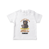Happy Mother's Day - Celebrating Mom Moments With Our Customized Tshirt With Name - WHITE - 0-5 Months Old (Chest 17")