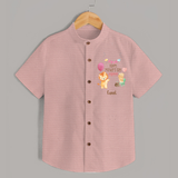 Happy Mother's Day - Full of Hugs & Giggles With Our Customized Shirt With Name - PEACH - 0 - 6 Months Old (Chest 23")