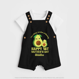 Happy Mother's Day - Mom & Me Moments With Our Customized Dungaree Set With Name - BLACK - 0 - 5 Months Old (Chest 18")