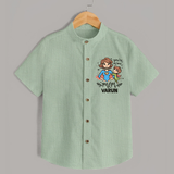 You’re My Hero Mom Baby SHIRT Set – Super Mom Theme Outfit - MINT GREEN - 0 - 6 Months Old (Chest 23")