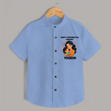 Happy Mother’s Day Mommy Baby SHIRT Set – Loving Mom Theme Outfit - SKY BLUE - 0 - 6 Months Old (Chest 23")