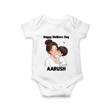 Happy Mother’s Day Baby ROMPER – Mom & Baby Love Outfit - WHITE - New Born (Chest 14")