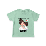 Happy Mother’s Day Baby T SHIRT Set – Mom & Baby Love Outfit - MINT GREEN - 0-5 Months Old (Chest 17")