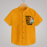 Nothing Can Replace Mom’s Love Personalized Baby SHIRT – Custom Name Outfit - CHROME YELLOW - 0 - 6 Months Old (Chest 23")