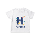 Soft Cotton Name T-Shirt | Designed Just for Your Baby - WHITE - 0-5 Months Old (Chest 17")