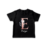 One of a Kind T-Shirt | Custom Name for Your Little Star - BLACK - 0-5 Months Old (Chest 17")