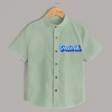 Your Name Here Shirt | A Soft Personalized Keepsake - MINT GREEN - 0 - 6 Months Old (Chest 23")