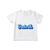 Your Name Here T-Shirt | A Soft Personalized Keepsake - WHITE - 0-5 Months Old (Chest 17")