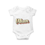 Make It Mine Romper / Onesie | Featuring Your Baby's Name - WHITE - New Born (Chest 14")